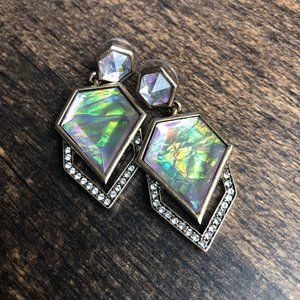Betsey Johnson Iridescent Drop Earrings